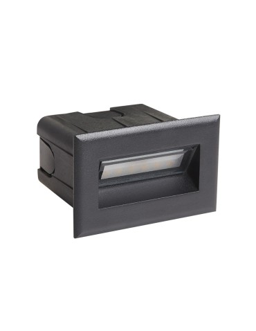 Italux Erba 3K Zewnętrzna Wpuszczana Czarny piaskowany IP65 1xLED 3W 3000K ONFL-0332-3K - produkt 2