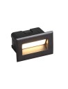 Italux Erba 3K Zewnętrzna Wpuszczana Czarny piaskowany IP65 1xLED 3W 3000K ONFL-0332-3K