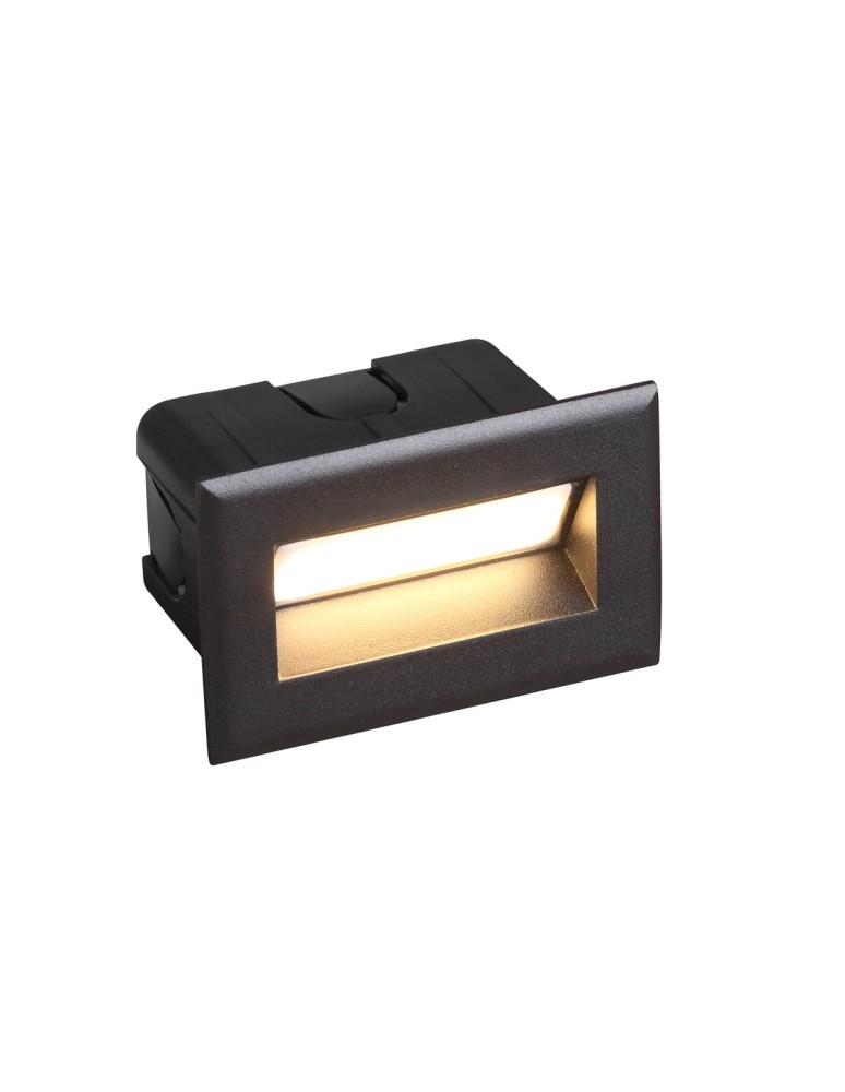 Italux Erba 4K Zewnętrzna Wpuszczana Czarny piaskowany IP65 1xLED 3W 4000K ONFL-0332-4K