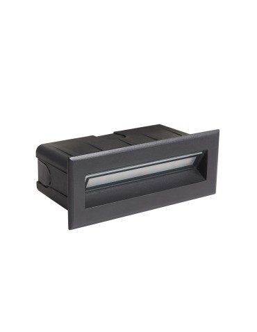 Italux Erba 3K Zewnętrzna Wpuszczana Czarny piaskowany IP65 1xLED 5W 3000K ONFL-0352-3K - product 2
