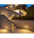 Oprawy do wbudowania w ściane - Italux Erba 3K Zewnętrzna Wpuszczana Czarny piaskowany IP65 1xLED 5W 3000K ONFL-0352-3K - product 3