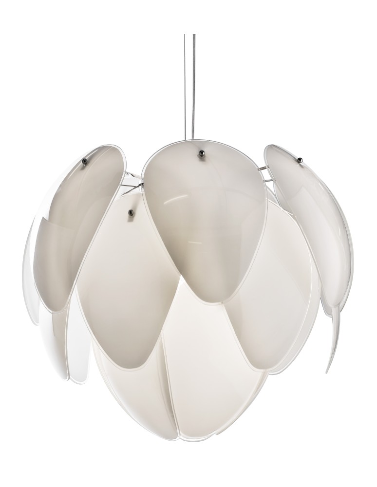 Lampy wiszące - Azzardo ANTIRES WHITE 5xE27 Wisząca Biały AZ0472 - produkt kolory-swiatla.pl 1
