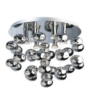 Lampy sufitowe glamour - Azzardo LUVIA CHROME 6xGU10 Sufitowa/Wisząca Chrom AZ2541 - product 1