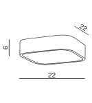 Plafony hermetyczne - Azzardo LUCIE 25 2xE27 Sufitowa Chrom/Biały IP44 AZ1308 - product 2