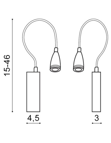 Azzardo VERONICA WHITE 1xLED Ścienna Biały IP44 AZ1547 - produkt 2