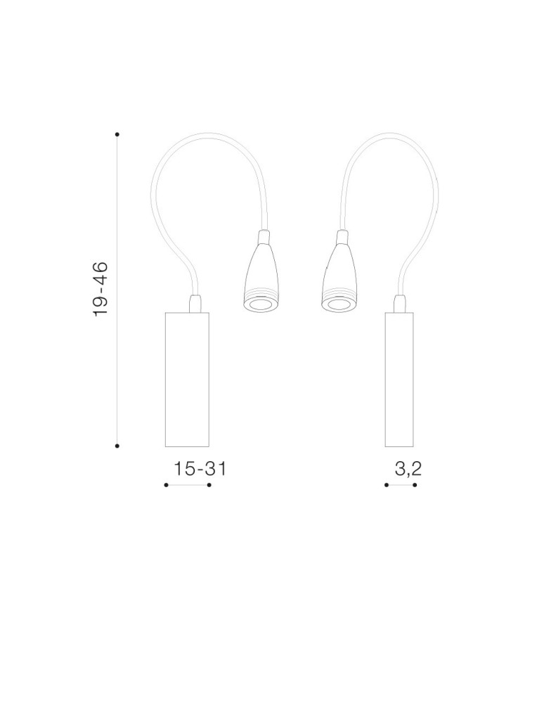 Kinkiety do czytania - Azzardo VERONICA CHROME 1xLED Ścienna Chrom IP44 AZ1546 - product kolory-swiatla.pl 2