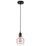 Lampy wiszące - Azzardo CARRON 1 COPPER 1xE27 Wisząca Miedź AZ1659 - produkt 1