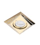 Lampy podtynkowe dekoracyjne - Azzardo MIRA GOLD 1xGU10 Wpuszczana Złoty AZ1464 - product 1