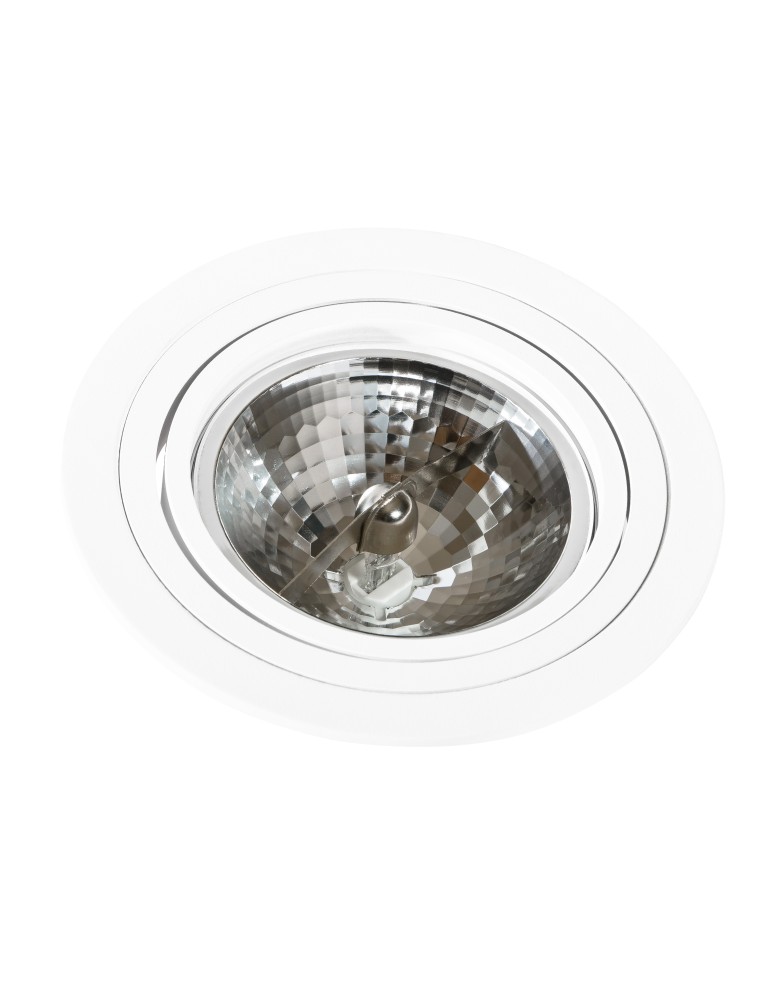 Lampy podtynkowe kierunkowe - Azzardo STAN WHITE 1xES111 Wpuszczana Biały AZ0861 - produkt kolory-swiatla.pl 1