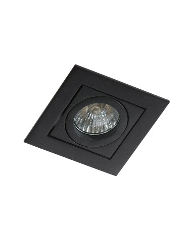 Azzardo PACO 1 BLACK 1xGU10 Wpuszczana Czarny AZ0797