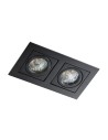 Azzardo PACO 2 BLACK 2xGU10 Wpuszczana Czarny AZ0800