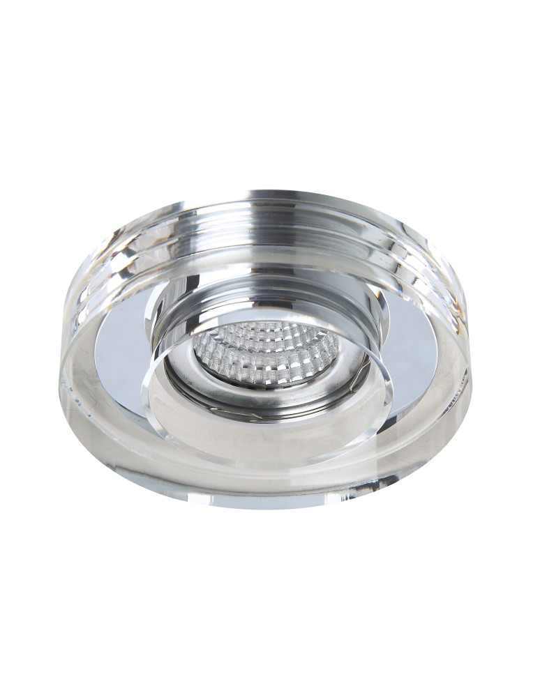 Lampy podtynkowe dekoracyjne - Azzardo VEKTOR ROUND 1xGU10 Wpuszczana Przeźroczysty AZ1494 - produkt kolory-swiatla.pl 1
