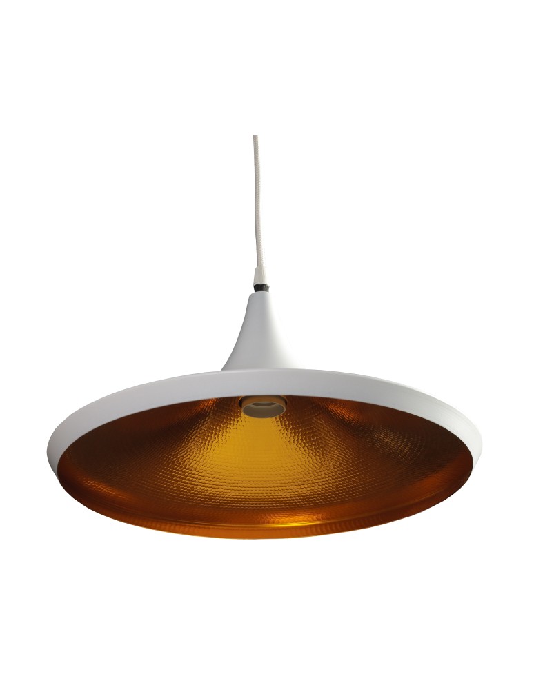 Azzardo CHINK WHITE/GOLD 1xE27 Wisząca Biały/Złoty AZ1342