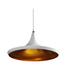 Lampy wiszące - Azzardo CHINK WHITE/GOLD 1xE27 Wisząca Biały/Złoty AZ1342 - produkt 4