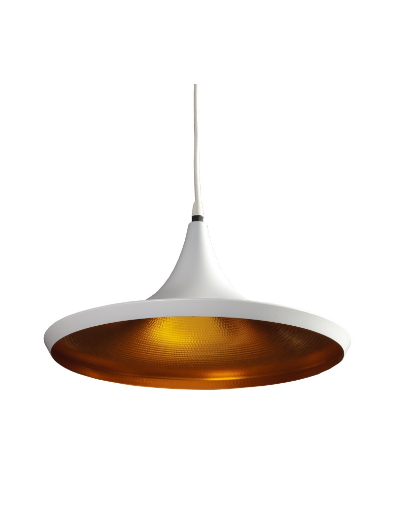 Azzardo CHINK WHITE/GOLD 1xE27 Wisząca Biały/Złoty AZ1342