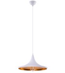 Lampy wiszące - Azzardo CHINK WHITE/GOLD 1xE27 Wisząca Biały/Złoty AZ1342 - produkt 1