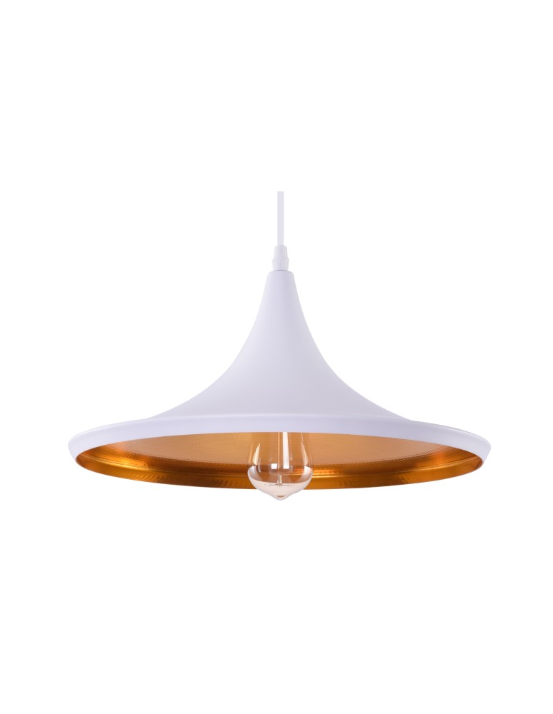 Azzardo CHINK WHITE/GOLD 1xE27 Wisząca Biały/Złoty AZ1342