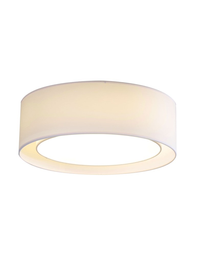 Lampy sufitowe z abażurem - Azzardo MILO WHITE 3xE27 Sufitowa Biały AZ2318 - produkt kolory-swiatla.pl 1