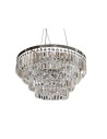 Azzardo SALERNO PENDANT/TOP 5xE14 2w1 Sufitowa lub Wisząca Przeźroczysty/Chrom AZ2107