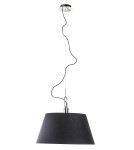 Lampy wiszące z abażurem - Azzardo ALICANTE BLACK 1xE27 Wisząca Czarny AZ2292 - product 1