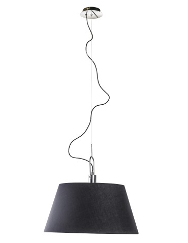 Azzardo ALICANTE BLACK 1xE27 Wisząca Czarny AZ2292