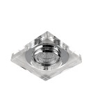 Lampy podtynkowe dekoracyjne - Azzardo VEKTOR SQUARE 1xGU10 Wpuszczana Przeźroczysty AZ1495 - product 1