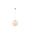 Azzardo WHITE BALL 25 1xE27 Wisząca Biały AZ2515