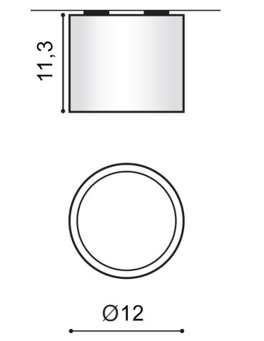 Azzardo ALIX IP65 WH 1xES111 230V Natynkowa Biały  Hermetyczna IP65 AZ4055 - product 2