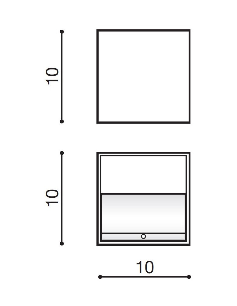 Kinkiety minimalistyczne - Azzardo MARS BLACK/GOLD 1xG9 Ścienna Czarny/Złoty AZ1052 - produkt kolory-swiatla.pl 3