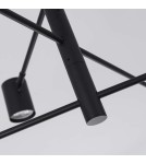 Lampy wiszące nowoczesne - Light Prestige Snow 6 wiszący czarny LP-731/6P BK 6xGU10 - product 8