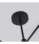 Lampy wiszące nowoczesne - Light Prestige Snow 6 wiszący czarny LP-731/6P BK 6xGU10 - product 11