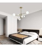 Lampy wiszące kule - Light Prestige Dorado 6 wisząca G9 złoty LP-002/6P - produkt 5