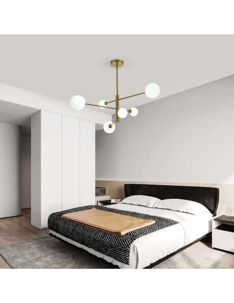 Light Prestige Dorado 6 wisząca G9 złoty LP-002/6P