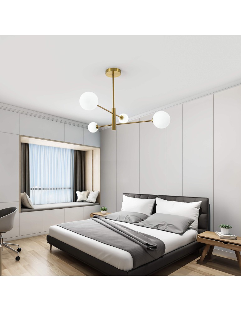 Light Prestige Dorado 4 wisząca G9 złoty LP-002/4P