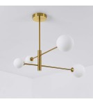 Lampy wiszące kule - Light Prestige Dorado 4 wisząca G9 złoty LP-002/4P - produkt 8