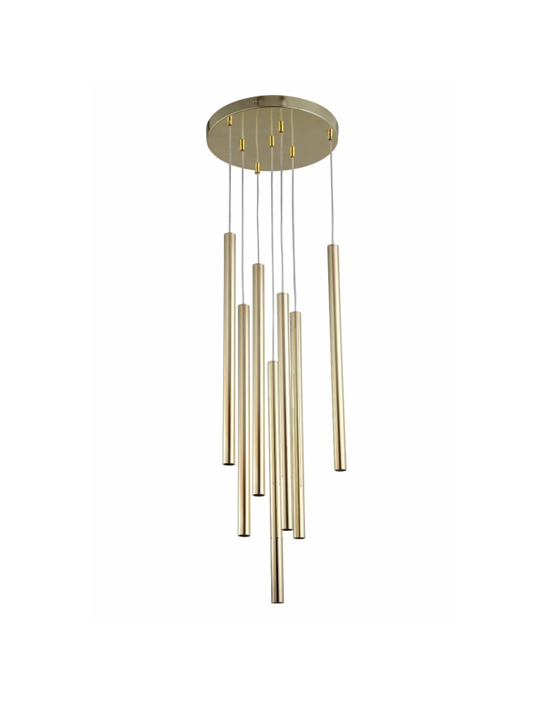 Light Prestige Lungo 7 złota lampa wisząca LP-894/7P GD 7xG9 złoty Light Prestige Lungo 7 złota lampa wisząca LP-894/7P GD 7xG9 złoty