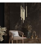 Light Prestige Lungo 7 złota lampa wisząca LP-894/7P GD 7xG9 złoty Light Prestige Lungo 7 złota lampa wisząca LP-894/7P GD 7xG9 złoty