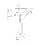 Light Prestige Lungo 7 złota lampa wisząca LP-894/7P GD 7xG9 złoty Light Prestige Lungo 7 złota lampa wisząca LP-894/7P GD 7xG9 złoty