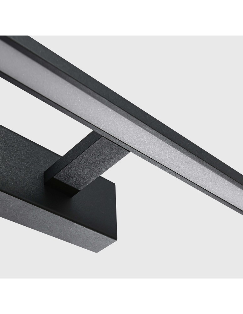 Light Prestige Isla kinkiet czarny średni z IP44 4000K LED czarny GS-LWB-12W BK