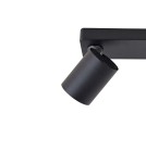 Lampy sufitowe reflektory - Light Prestige Snow 3 spot czarny GU10 czarny LP-731/3W BK - produkt 11