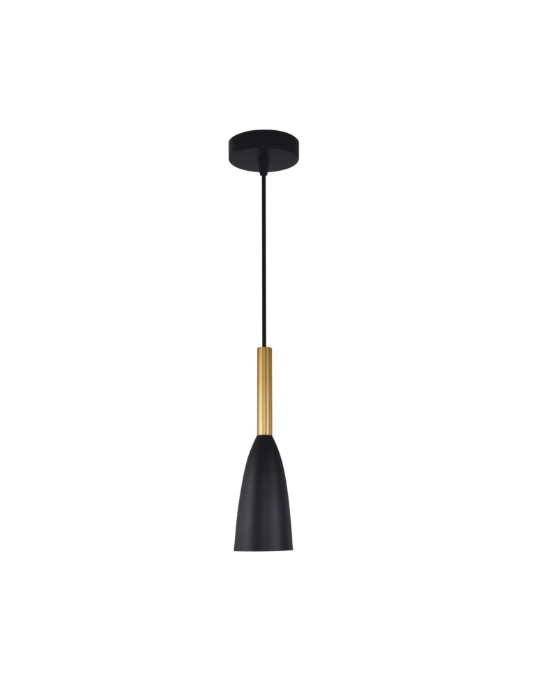 Light Prestige Solin wisząca czarno/złota E27 czarny/złoty LP-181/1P BK/GD