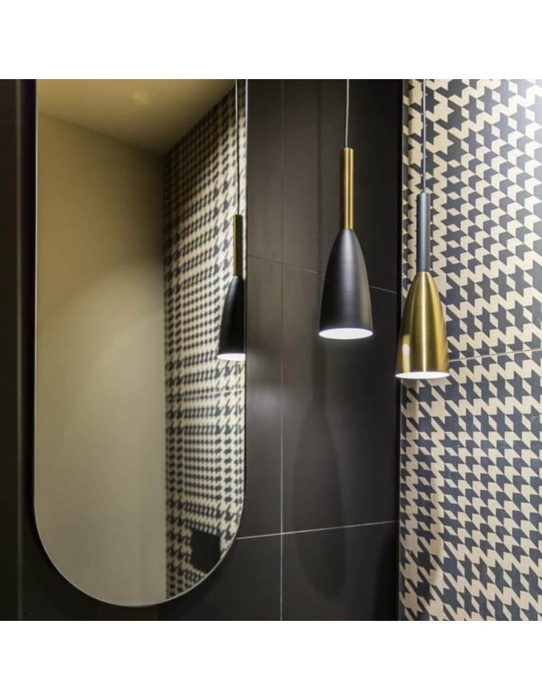 Light Prestige Solin wisząca czarno/złota E27 czarny/złoty LP-181/1P BK/GD