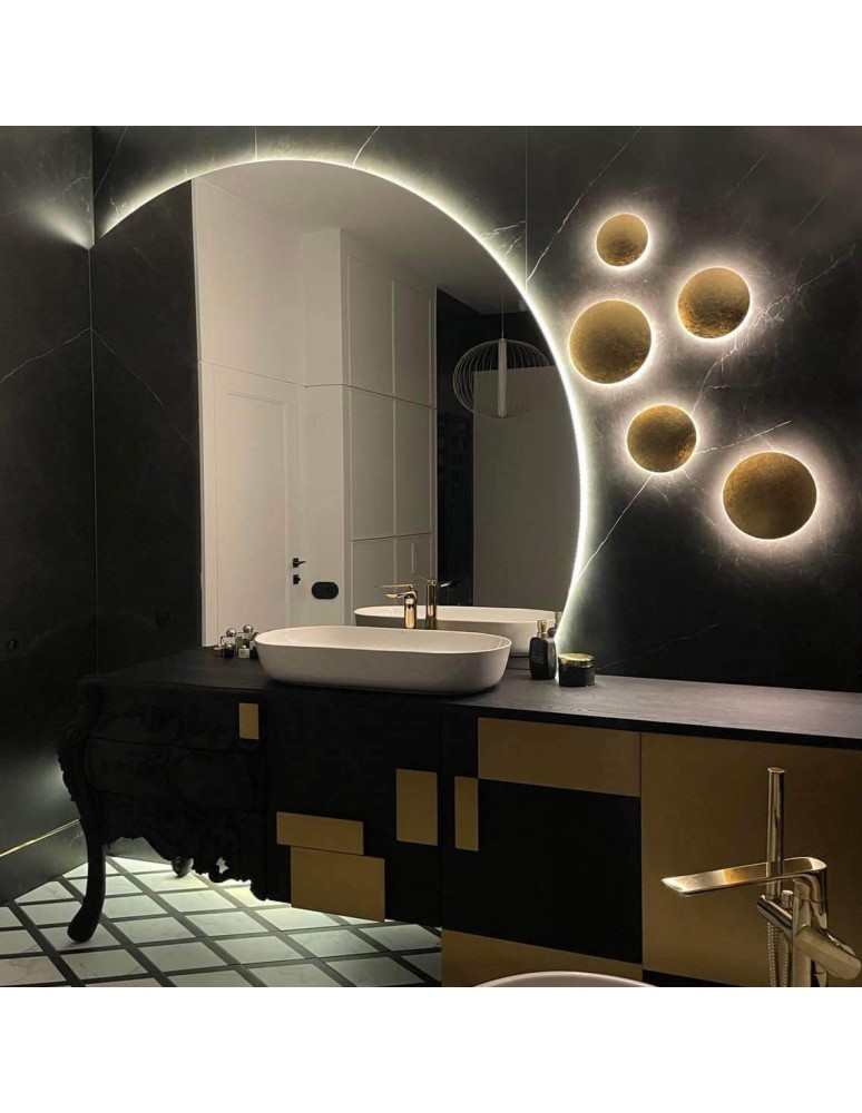 Kinkiety nowoczesne - Light Prestige Platillo plafon duży biały LED biały LP-8102/1C-18W WH - produkt kolory-swiatla.pl 5