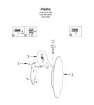 Kinkiety nowoczesne - Light Prestige Platillo plafon mały złoty LED złoty LP-8102/1C-6W GD - produkt 8