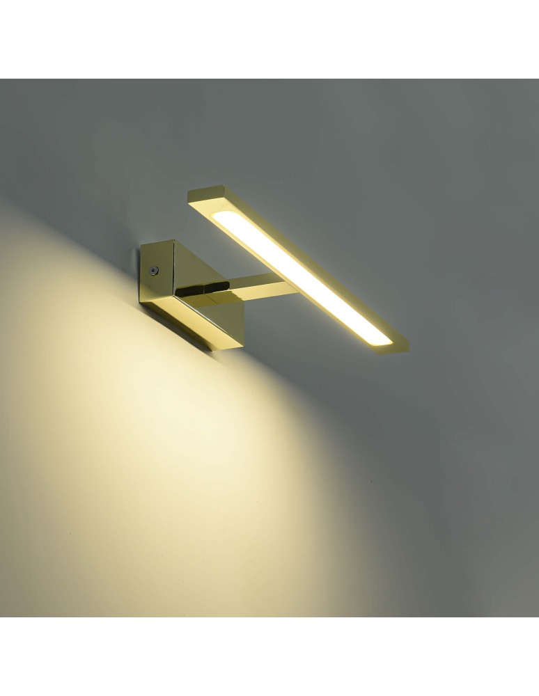 Light Prestige Isla kinkiet złoty średni z IP44 3000K LED złoty GS-LWB-12W/3 GOLD