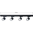 Szyny 3 fazowe - Light Prestige Szynoprzewód 3F 2m czarny czarny LP-571/2M-3F BK - product 5
