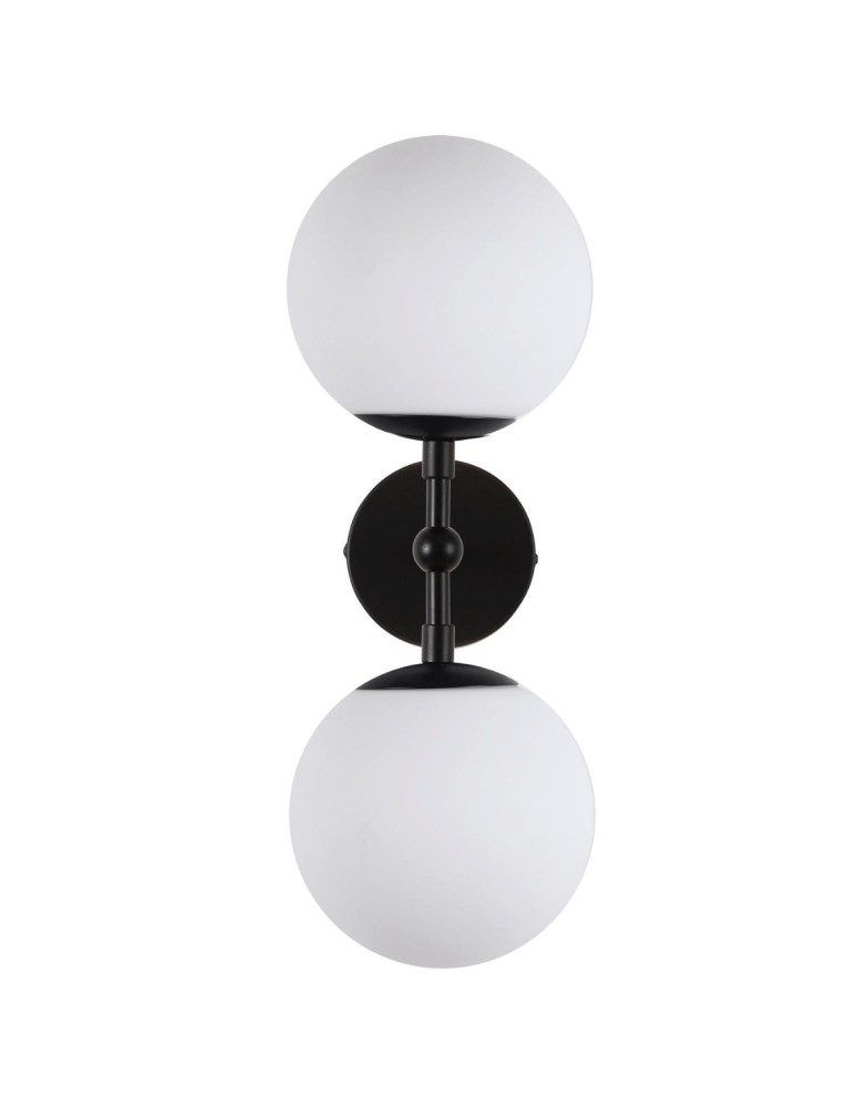 Kinkiety - Light Prestige Dorado kinkiet 2 czarny 2xE14 czarny/ biały - product kolory-swiatla.pl 2