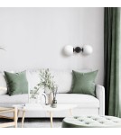 Kinkiety - Light Prestige Dorado kinkiet 2 czarny 2xE14 czarny/ biały - product 3