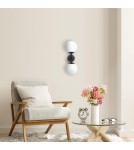 Kinkiety - Light Prestige Dorado kinkiet 2 czarny 2xE14 czarny/ biały - product 4