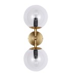 Light Prestige Dorado kinkiet 2 złoty Transp. 2xE14 złoty / transparentny Light Prestige Dorado kinkiet 2 złoty Transp. 2xE14 złoty / transparentny